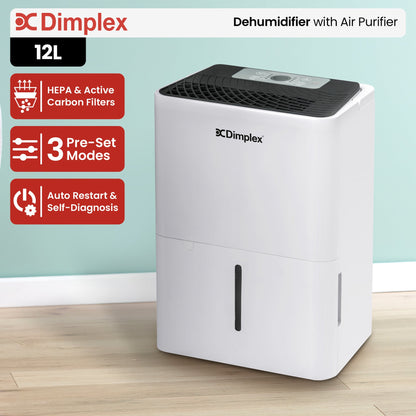 Portable Dehumidifier Air Purifier 1x12cm