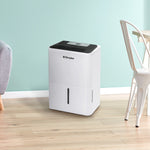 Dimplex Portable 12L Dehumidifier Black & White Compact Home Moisture