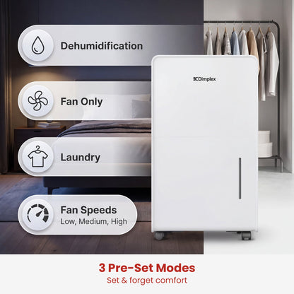 20L Portable Dehumidifier 4L Tank Timer | HomeAndLiving - 10