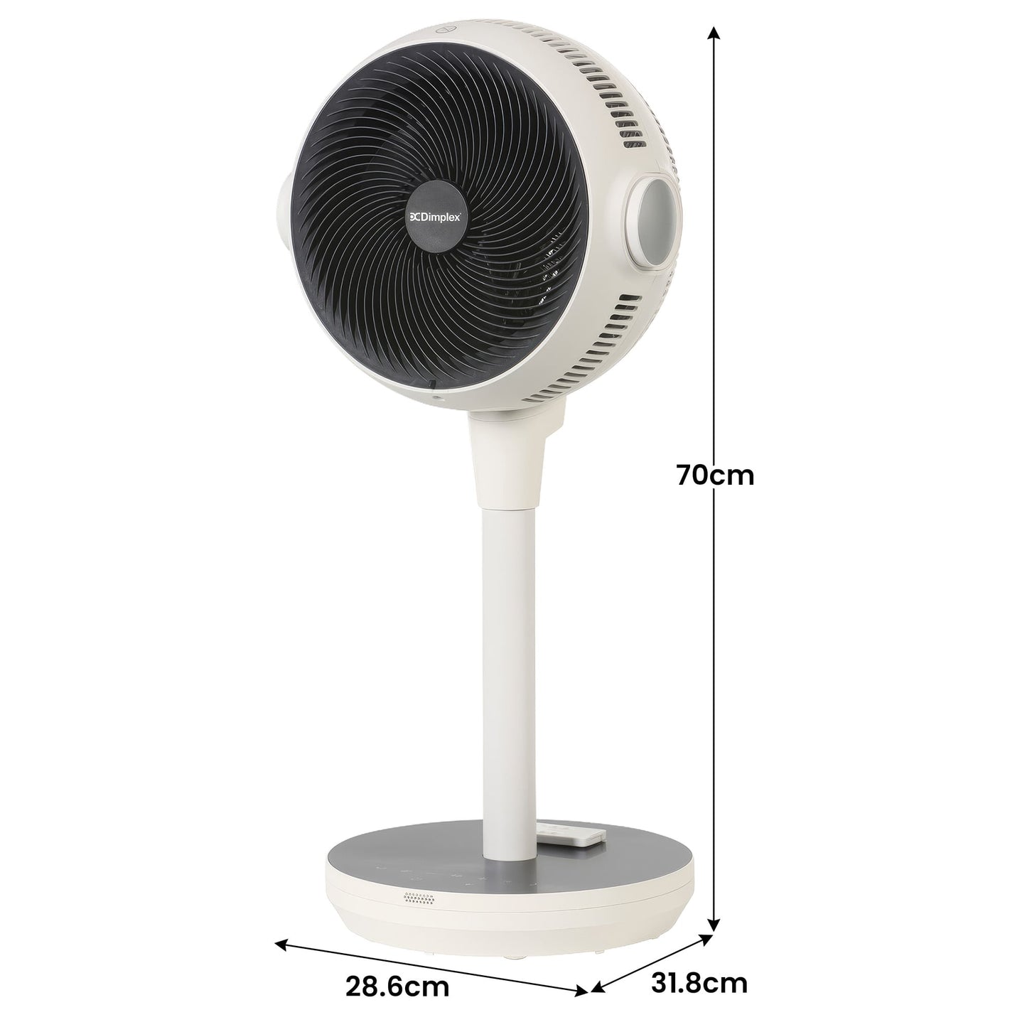Heat Cool Pedestal Fan LED Display Timer | HomeAndLiving