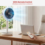 Heat Cool Pedestal Fan LED Display Timer | HomeAndLiving