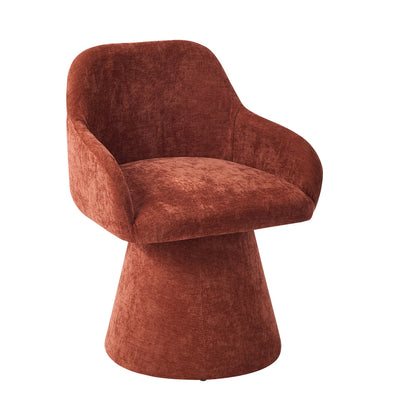 Dining Chair Swivel Red 48x45x76cm
