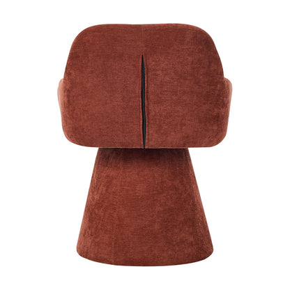 Dining Chair Swivel Red 48x45x76cm