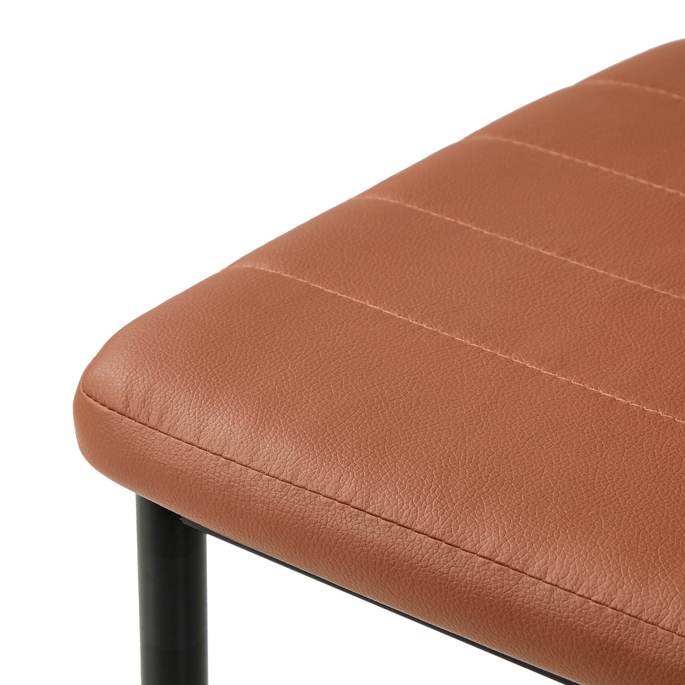 Dining Chair High Back Brown 42x43.5x96cm