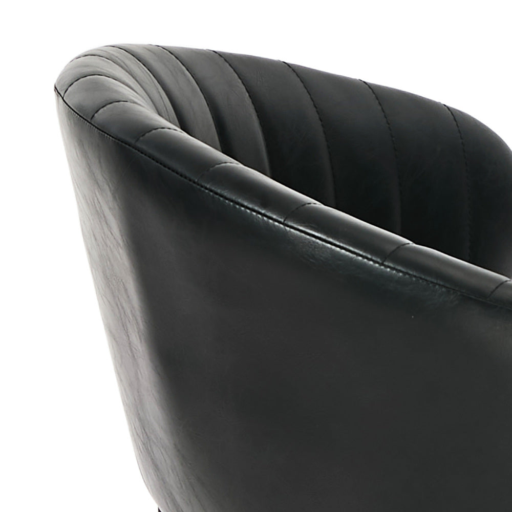 Set Of 4,6,8 Dining Chair PU Leather Padded Seat Black Modern Kitchen Furniture