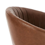 Set Of 4,6,8 Dining Chair PU Leather Padded Seat Brown Modern Kitchen Furniture