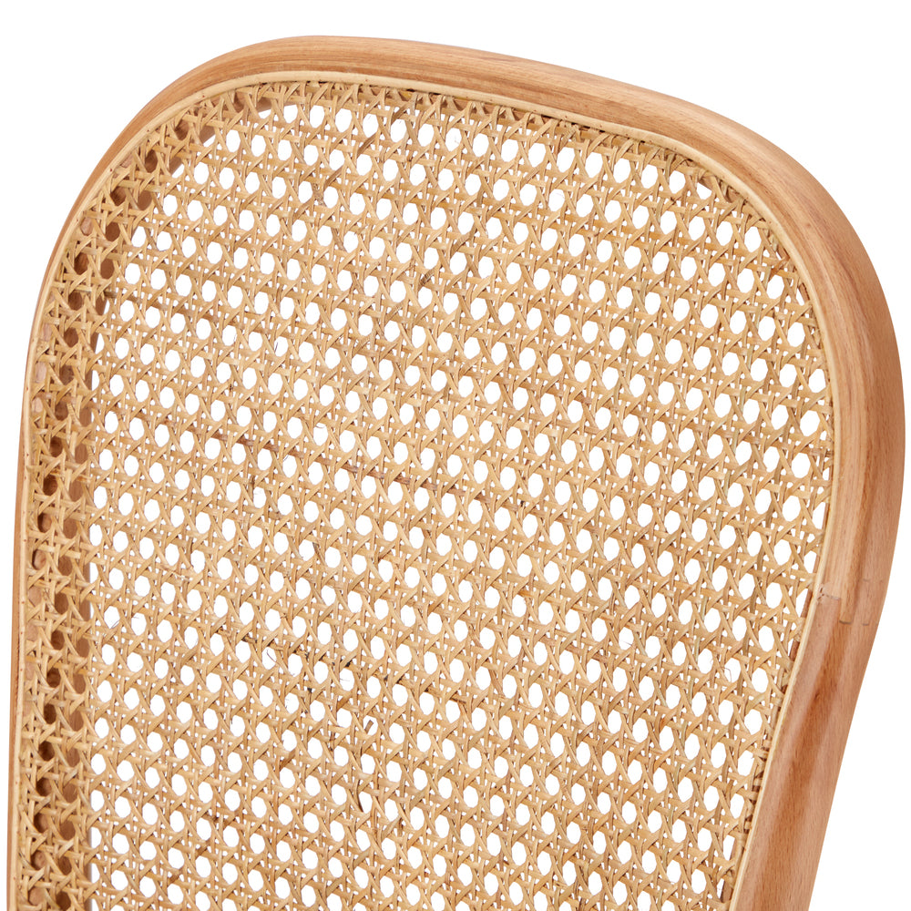 Dining Chairs Wooden Chairs Rattan Seat Beige