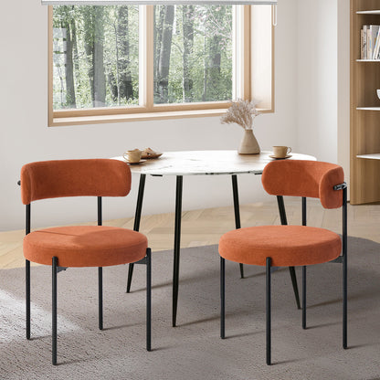 Boucle Orange - Orange 51.5x51.5x77cm