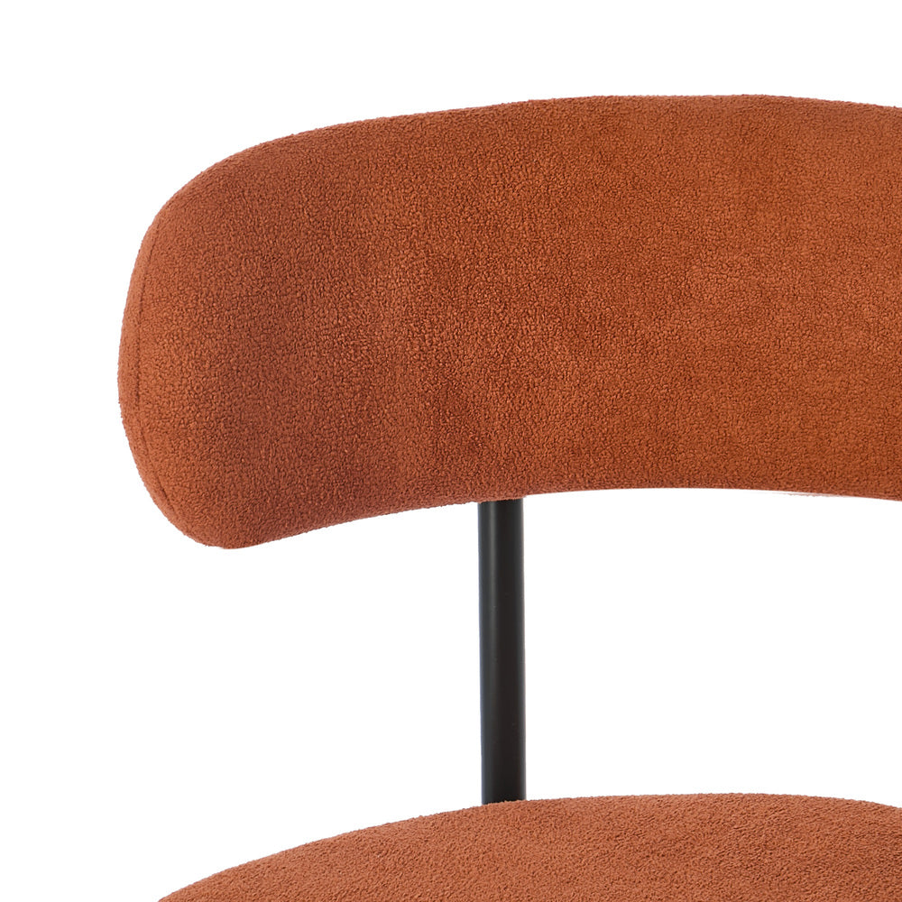 Boucle Orange - Orange 51.5x51.5x77cm
