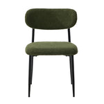 4x,6x,8x Dining Chairs Kitchen Chair Cafe Chair Boucle Black&Green