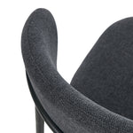 Grey Dining Chair Set of 4,6,8 with Linen Fabric and Contoured Foam Seat