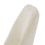 6x Dining Chairs Chenille Fabric Upholstered Kitchen Side Chairs Beige Green & Grey