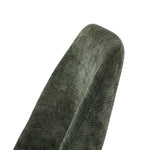 8x Dining Chairs Chenille Fabric Upholstered Kitchen Side Chairs Beige Green & Grey