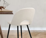 4Pcs/6Pcs Dining Chairs Accent Chair Armchair Sherpa White