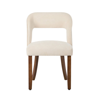 Dining Chair Beige Chenille 50x53x80cm