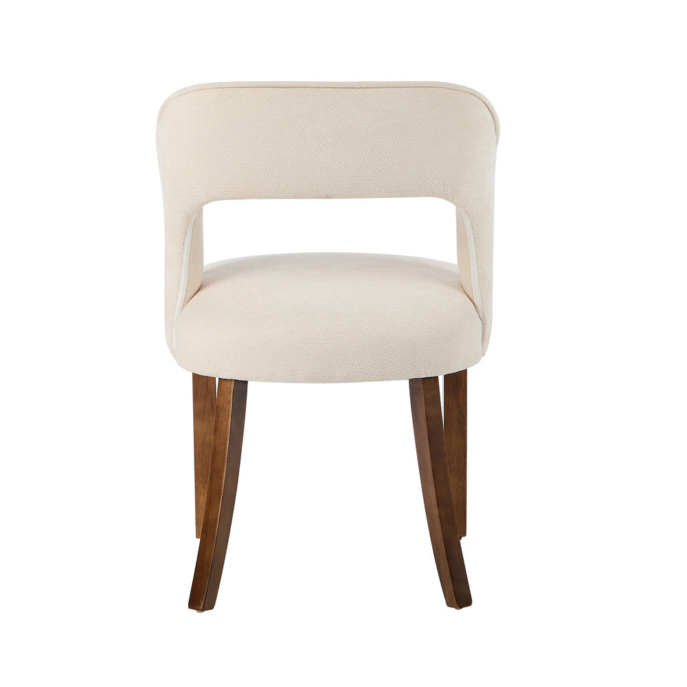 Dining Chair Beige Chenille 50x53x80cm