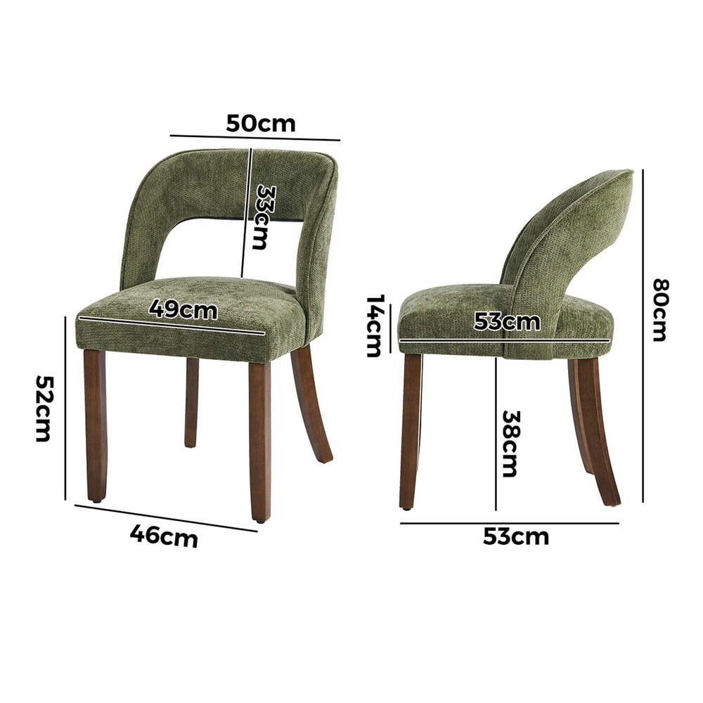 Green chair 50x53x80cm, view 9