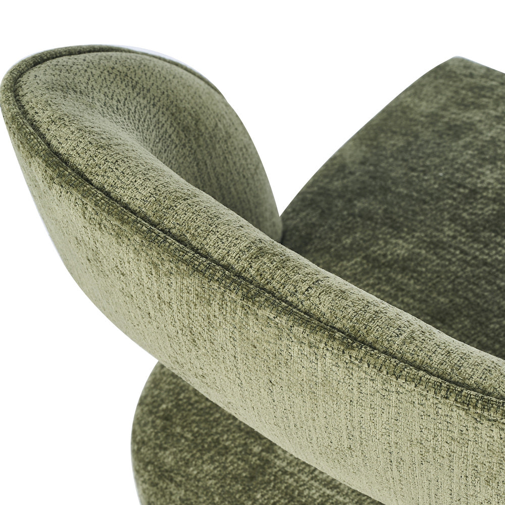 Green chair 50x53x80cm, rear view