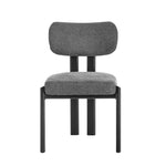 Dining Chair Set of 4,6,8 Grey Linen Fabric with Padded Foam Seat