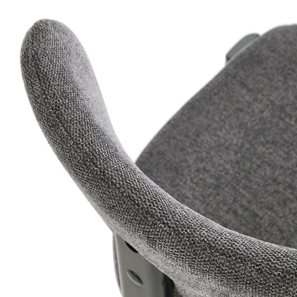 Dining Chair Set of 4,6,8 Grey Linen Fabric with Padded Foam Seat