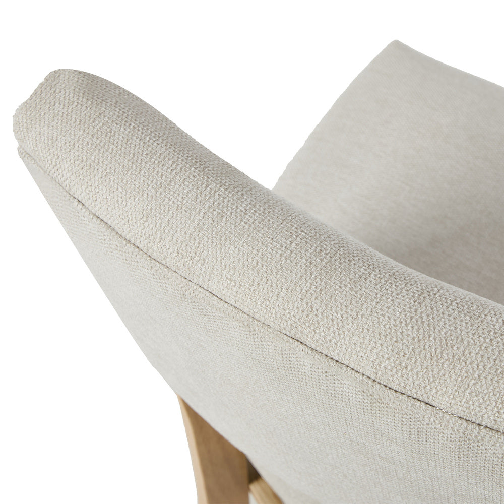 Dining Chairs Set of 4 Rubberwood Beige | HomeAndLiving