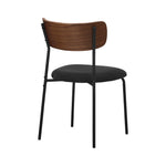 Corduroy Dining Chairs Set of 4 Padded | HomeAndLiving