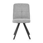 Dining Chair Set of 4,6,8 Grey Linen Fabric Padded Seat Accent