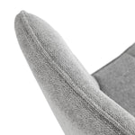 Dining Chair Set of 4,6,8 Grey Linen Fabric Padded Seat Accent