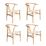 4Pcs/6PcsDining Chair Wooden Hans Wegner Chair Wishbone