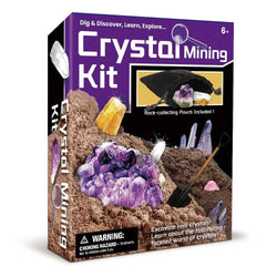 Dig & discover crystal mining kit