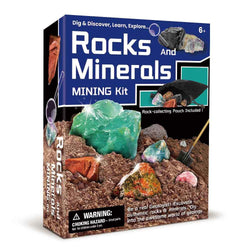 Dig & discover rocks and minerals mining kit