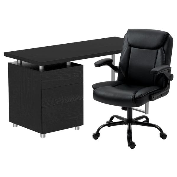  Computer Desk Executive Office Chairs Sets Black