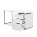Computer Desk Drawer White 140Cm