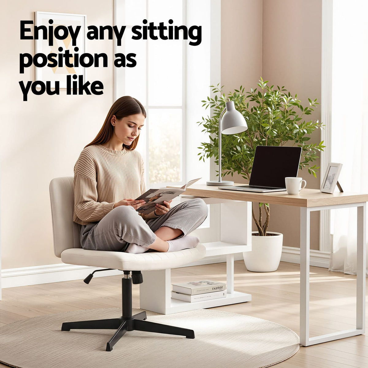 Office Desk Set 140cm 140x50x74.5cm