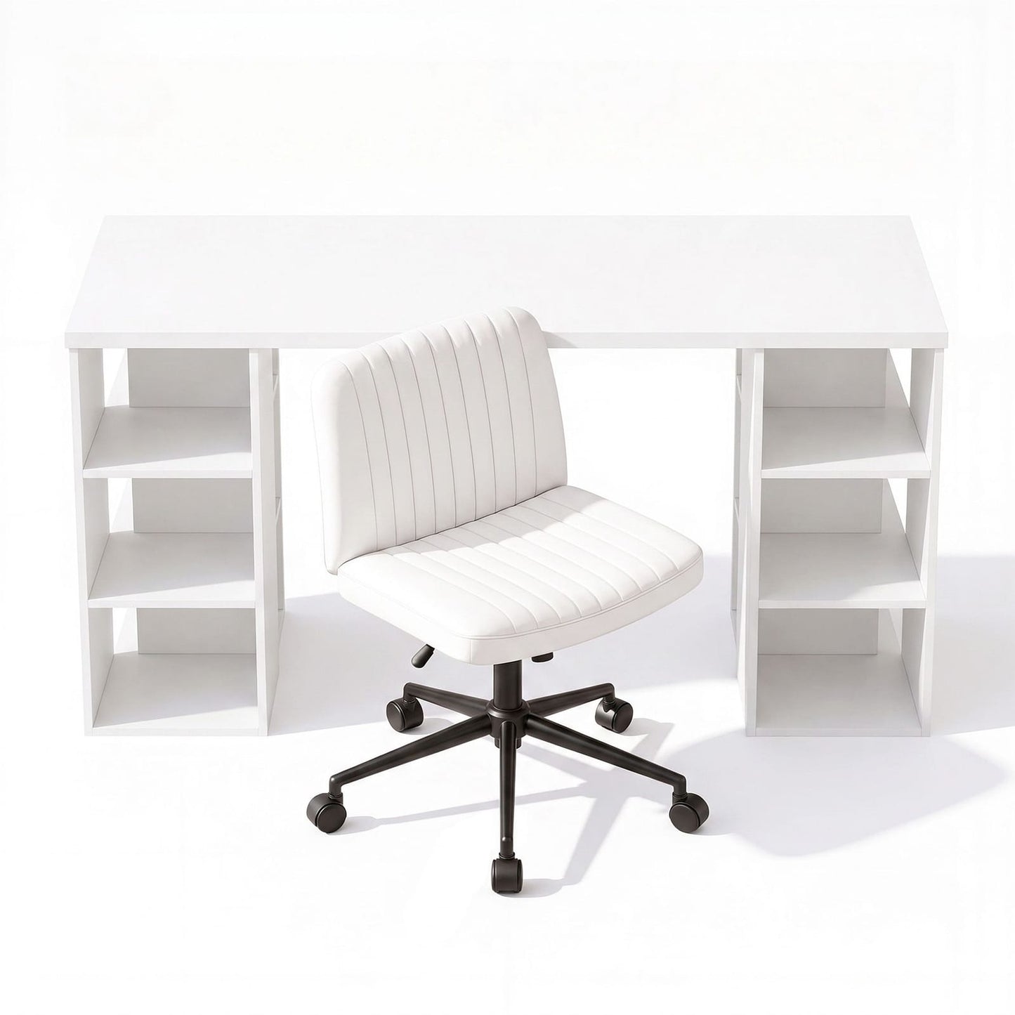 Computer Desk Set 150cm White 150x59x75cm