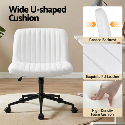 Computer Desk Set 150cm White 150x59x75cm