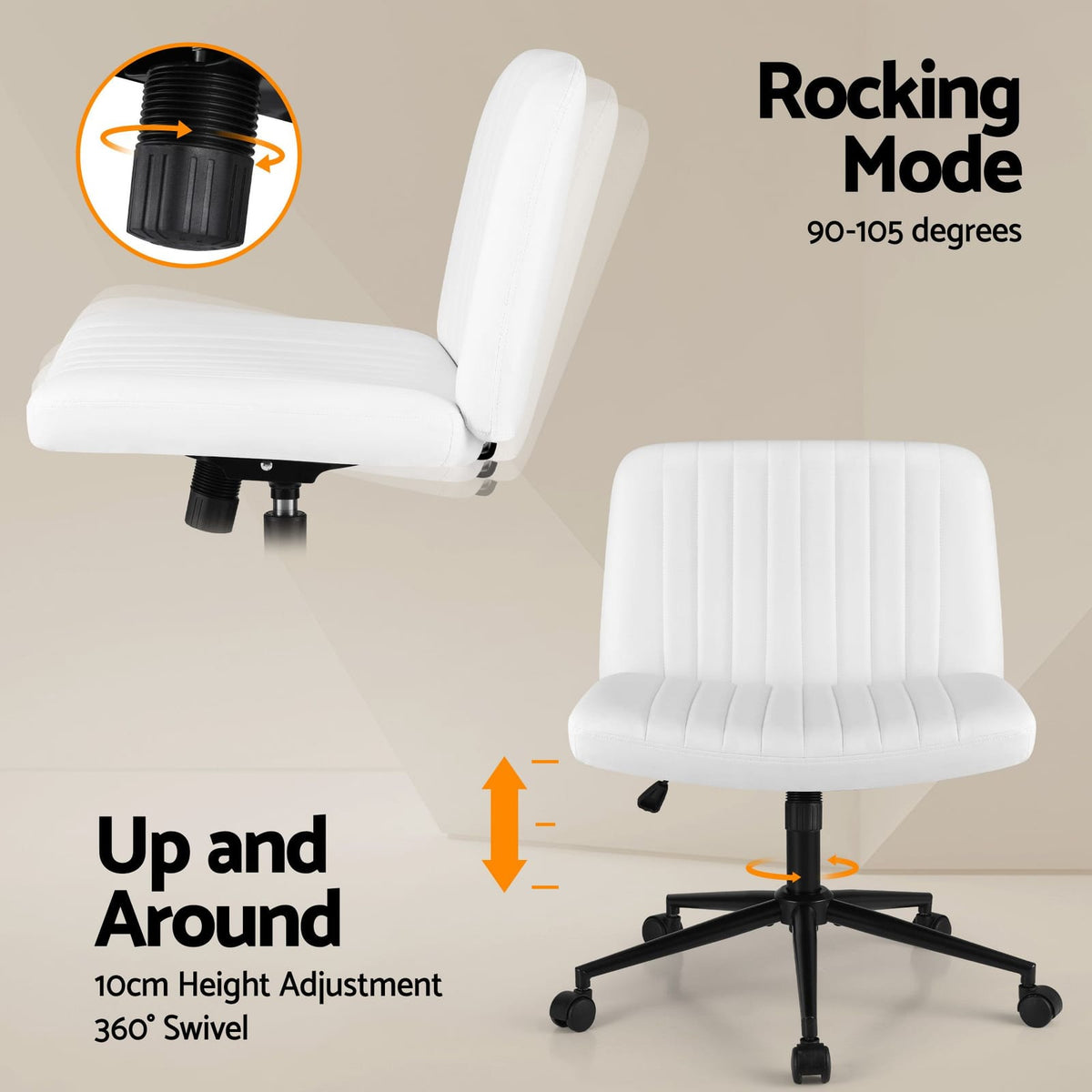 Computer Desk Set 150cm White 150x59x75cm