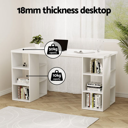 Computer Desk Set 150cm White 150x59x75cm