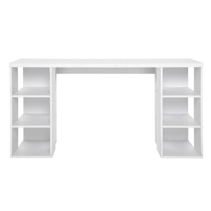 Computer Desk Bookshelf White 150Cm