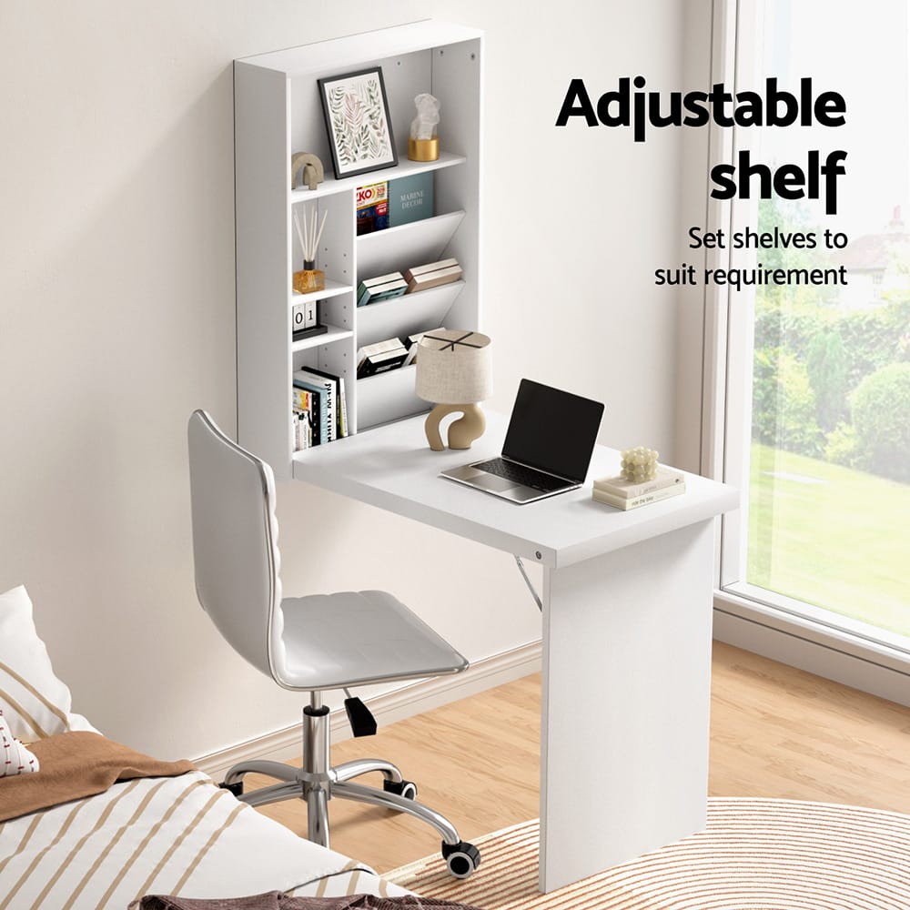 Computer Desk Office Set White 78x52.5x156cm