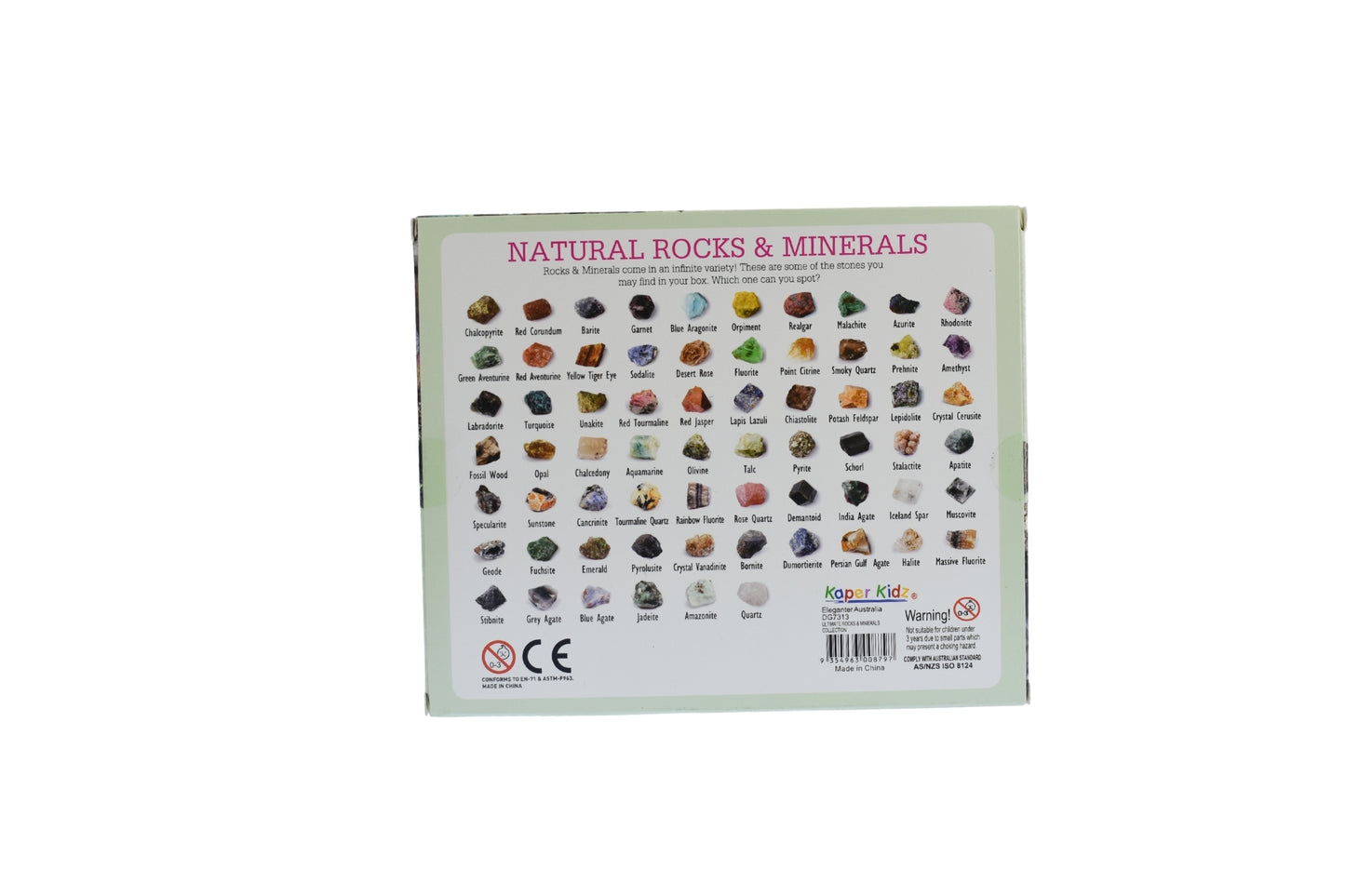 Ultimate rocks & minerals collection 48pcs