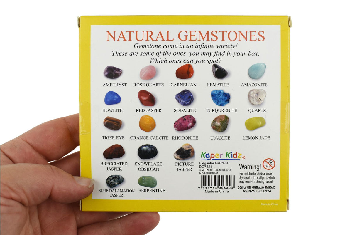 Gemstone selection box 25pcs