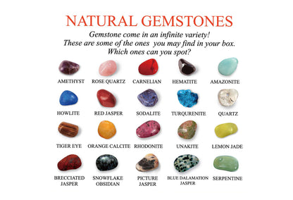 Gemstone selection box 25pcs