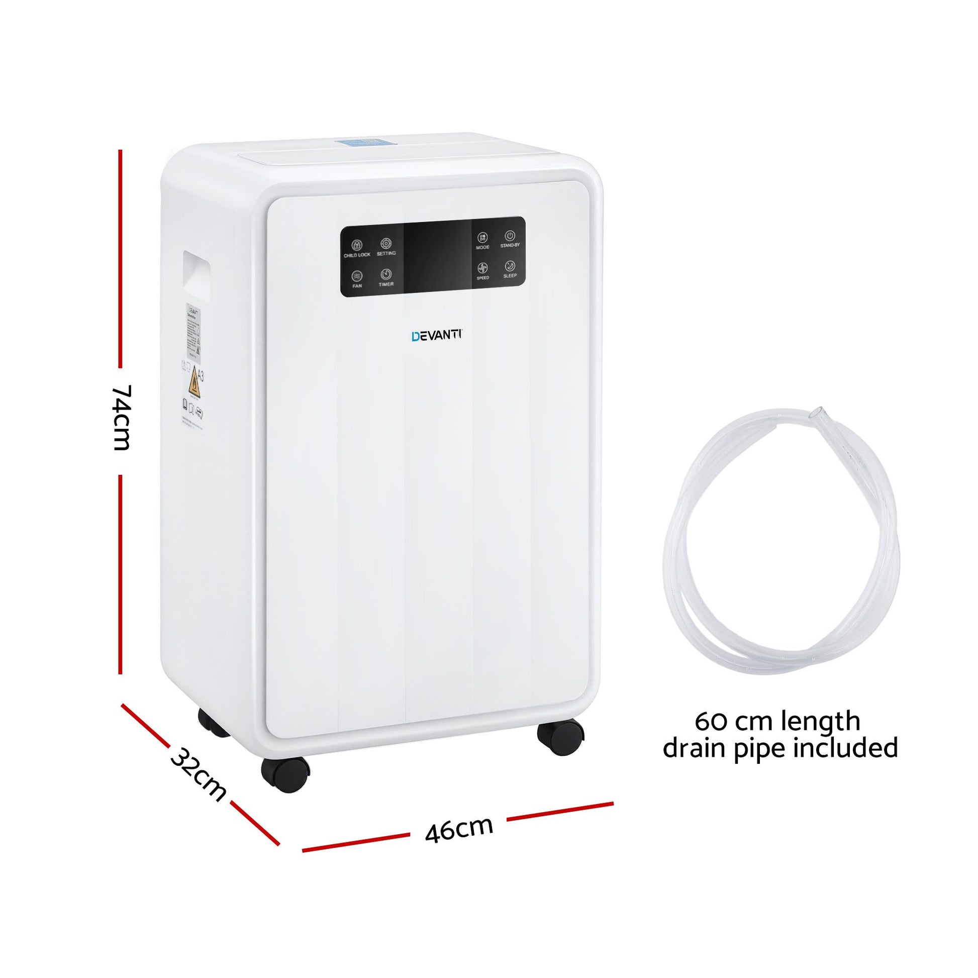 70L Commercial Dehumidifier 8.5L Tank | HomeAndLiving - 2