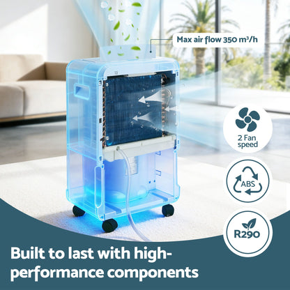 70L Commercial Dehumidifier 8.5L Tank | HomeAndLiving - 6