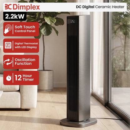 2.2kW Ceramic Oscillating Heater Timer | HomeAndLiving