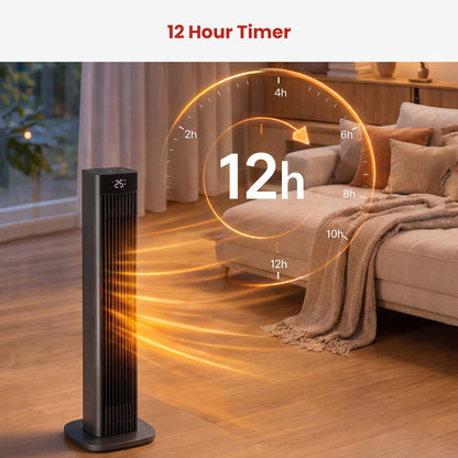 2.2kW Ceramic Oscillating Heater Timer | HomeAndLiving
