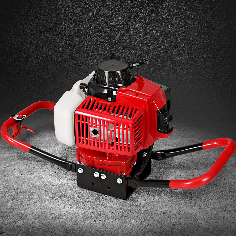 80Cc Petrol Post Hole Digger Motor Only Engine Red