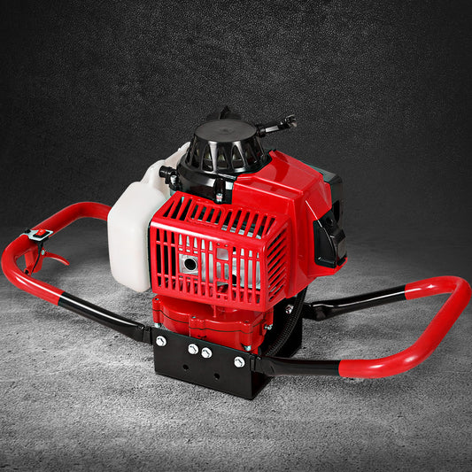 80Cc Petrol Post Hole Digger Motor Only Engine Red