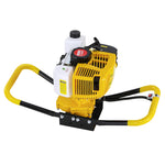 74Cc Post Hole Digger Motor Only Petrol Engine Yellow